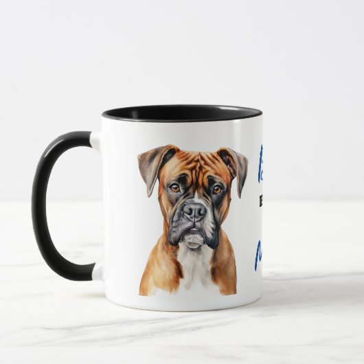 Mug Meilleure mère de chien de boîte (Gauche)