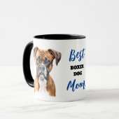 Mug Meilleure mère de chien de boîte (Devant gauche)