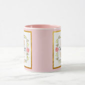 Mug "Meilleure Mère du Monde" Fleurs Roses Cadeau de F (Centre)