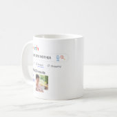 Mug MEILLEURE MÈRE DU MONDE - Résultats Drôle de reche (Devant gauche)