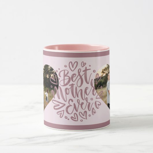 Mug Meilleure Mère Eva Joyeuse Fête des Mères Deux Coe (Centre)