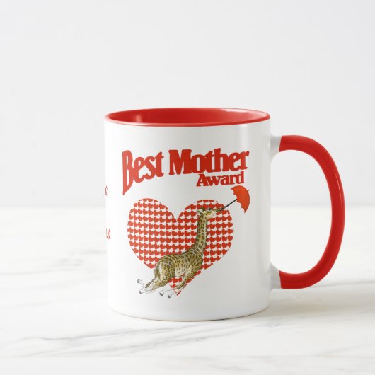 Mug Meilleure mère Prix Keepsaké (Droite)