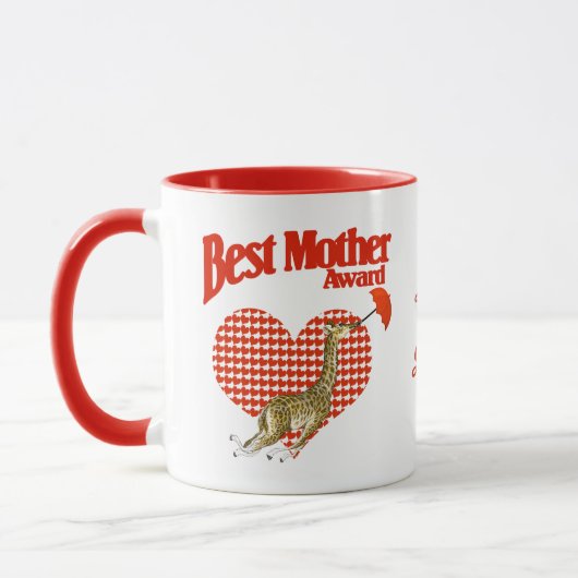 Mug Meilleure mère Prix Keepsaké (Gauche)