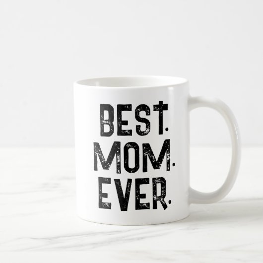 MUG MEILLEURE MÈRE TENDANCE ÉCRITURE BLANCHE (Droite)