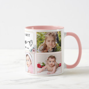 Mug Meilleure Nana Moderne Collage de Photos Personnal