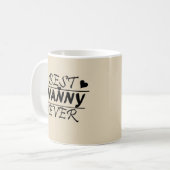 Mug Meilleure nounou jamais (Devant gauche)