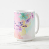 Mug Meilleure Oma Fête des Mères Floral Clair (Devant droit)