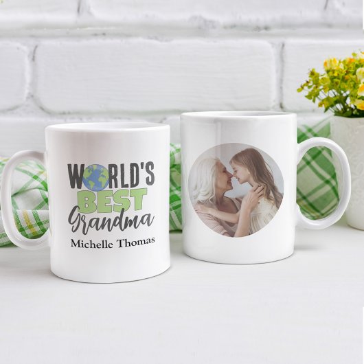 Mug Meilleure personnalisation de grand-mère du monde