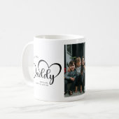 Mug Meilleure photo-cadeau de papa du monde moderne (Devant gauche)