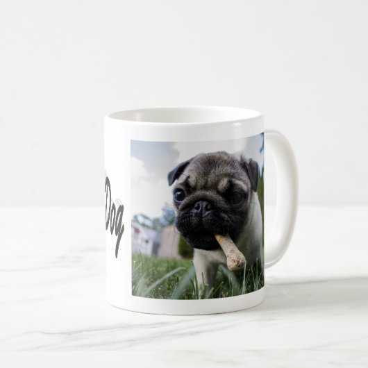 Mug Meilleure photo de chien (Devant droit)