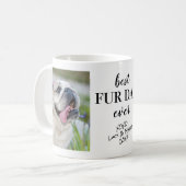 Mug Meilleure photo de Fur Papa (Devant gauche)