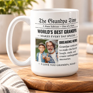 Mug Meilleure photo de grand-père du monde dans le jou