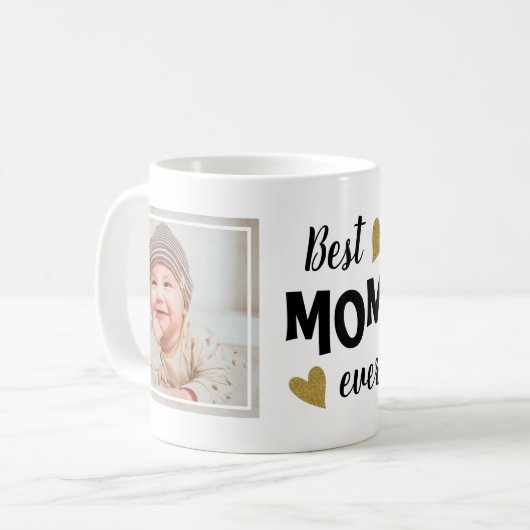 Mug Meilleure photo de maman (Devant gauche)