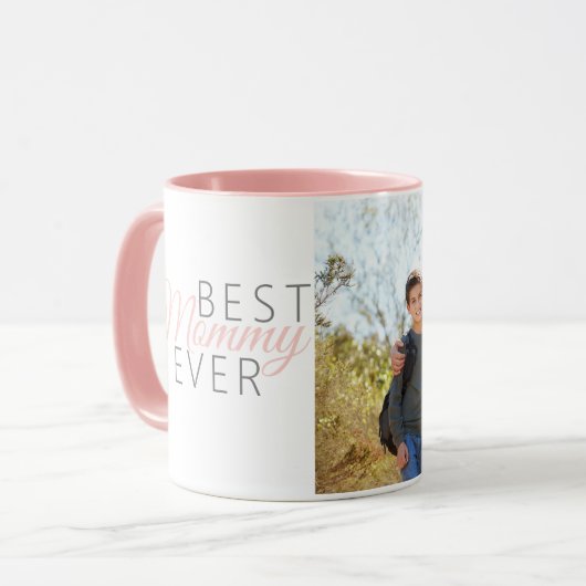 Mug Meilleure photo de maman (Devant gauche)