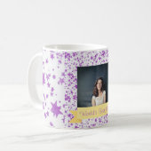 Mug Meilleure photo de nièce sur mesure avec étoiles v (Devant gauche)