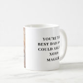 Mug Meilleure Photo de Papa Chat (Devant droit)