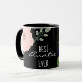 Mug Meilleure photo de tante (Devant gauche)