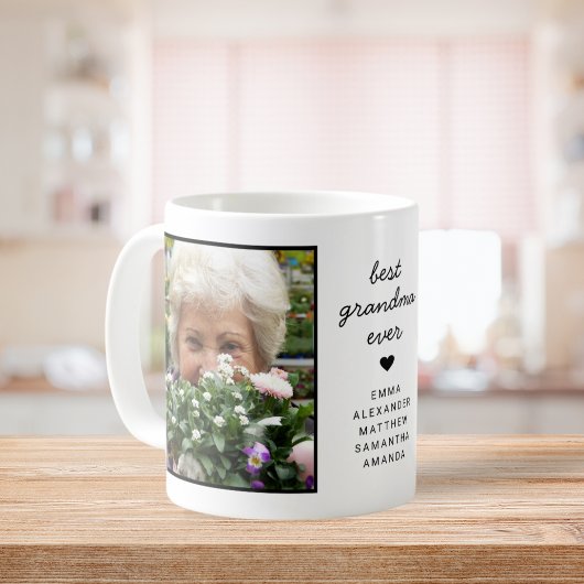 Mug Meilleure photo personnalisée de grand-mère