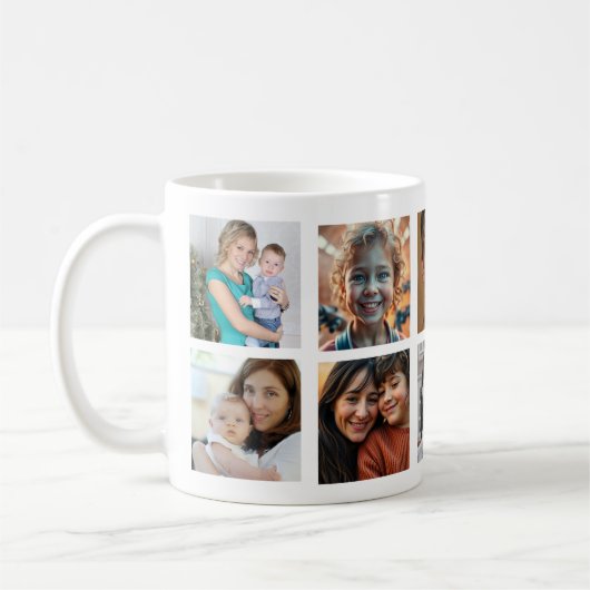 Mug Meilleure photo personnalisée jamais vue par maman (Gauche)
