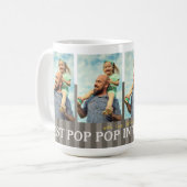 Mug Meilleure Pop Pop Dans Le Monde Personnalisé Photo (Devant gauche)