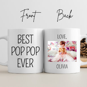 Mug Meilleure Pop Pop Jamais Photo Personnalisée Meill