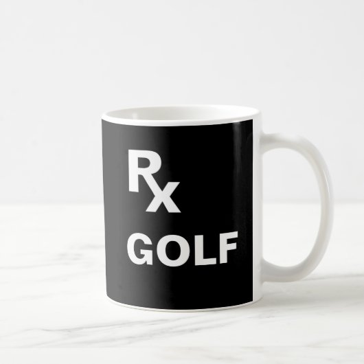 Mug Meilleure prescription - "RX GOLF" - Sports (Droite)
