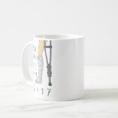 Mug Meilleure randonnée en snowboard ! Drôle (Devant gauche)