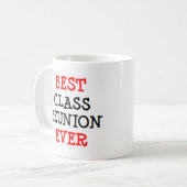 Mug meilleure réunion d'ancienne classe jamais (Devant gauche)