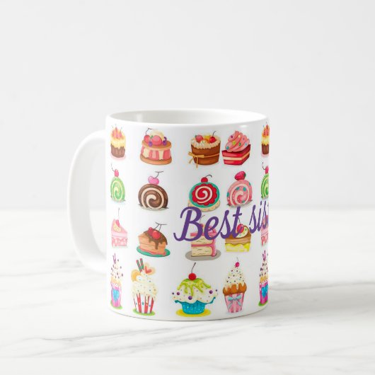 Mug Meilleure soeur (Devant gauche)