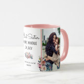 Mug Meilleure Soeur en Galaxy Chic Sis Anniversaire Ca (Devant droit)