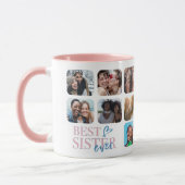 Mug Meilleure soeur Ever 14 photo Collage (Gauche)