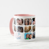 Mug Meilleure soeur Ever 14 photo Collage (Devant gauche)