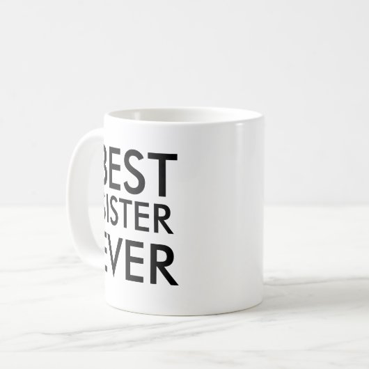 Mug Meilleure soeur jamais (Devant gauche)