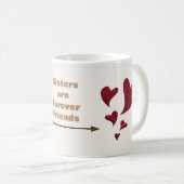Mug Meilleure Sœur Pour Toujours Amie Meilleure Amie C (Devant droit)