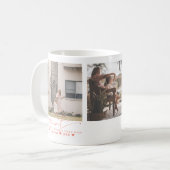 Mug Meilleure tante | Collage photo à la main trois (Devant gauche)