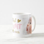 Mug Meilleure Tante Ever 2 Photo Pink And Gold Café Mu (Devant droit)