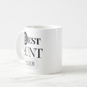 Mug Meilleure Tante Ever Bitcoin Crypto Cryptomonnaie (Devant gauche)