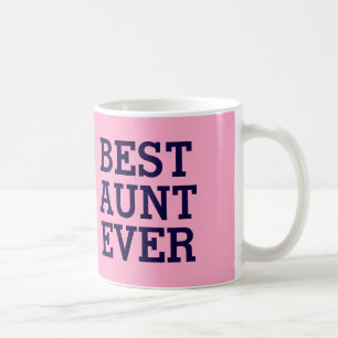 Mug Meilleure tante Ever Pink et V03 noir