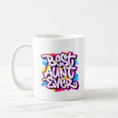 Mug Meilleure Tante Ever (Style 2) (Gauche)