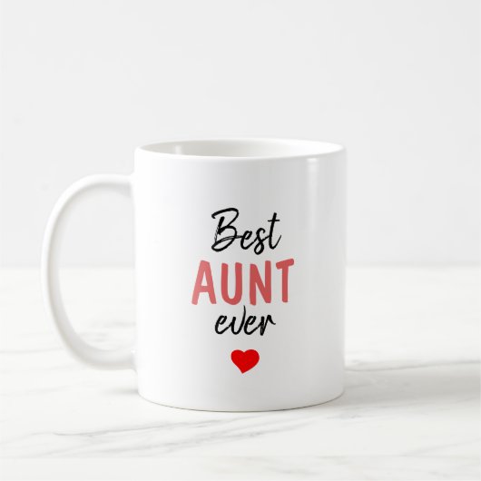 Mug Meilleure tante jamais (Gauche)