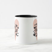 Mug Meilleure Tante Jamais Coeur rose Noir (Centre)