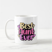 Mug Meilleure Tante Jamais (Style 10) (Gauche)