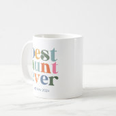 Mug Meilleure tante jamais tante à être (Devant gauche)