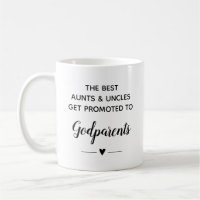 Meilleure Tante Oncle Promue À Godparents Proposit
