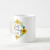 Mug Meilleure tournesol maman Ever (Devant gauche)