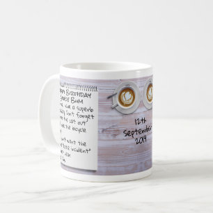 Mug Meilleure Vente Note Amusante Écrivez-Le Vous-Même