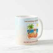 Mug Meilleure Vie de Chat (Devant droit)