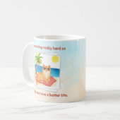 Mug Meilleure Vie de Chat (Devant gauche)