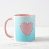 Mug Meilleure Wifey turquoise et rose (Gauche)