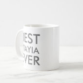 Mug Meilleure yiayia | Cadeau de la Saint-Valentin (Devant gauche)